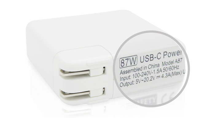 vérifiez les spécification de puissance de votre chargeur APPLE MacBook Pro (Retina 13-inch Early 2015)